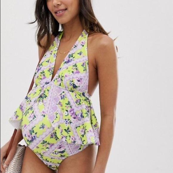 asos maternity swimsuit